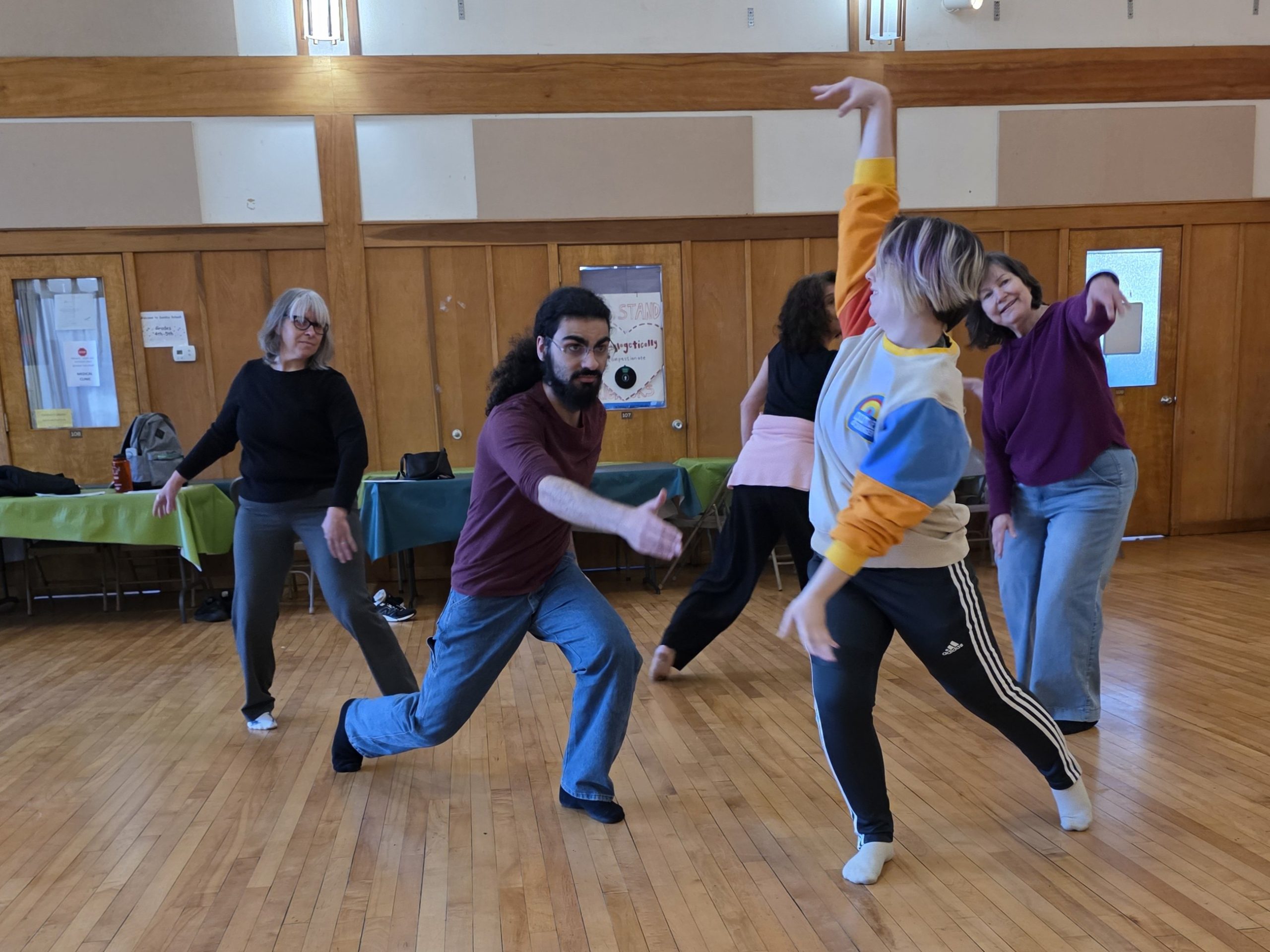 Participants in Move to the Music! An Exploration of Choral Singing via Rhythm and Movement, at the Reformed Church of Highland Park, March 21, 2026.