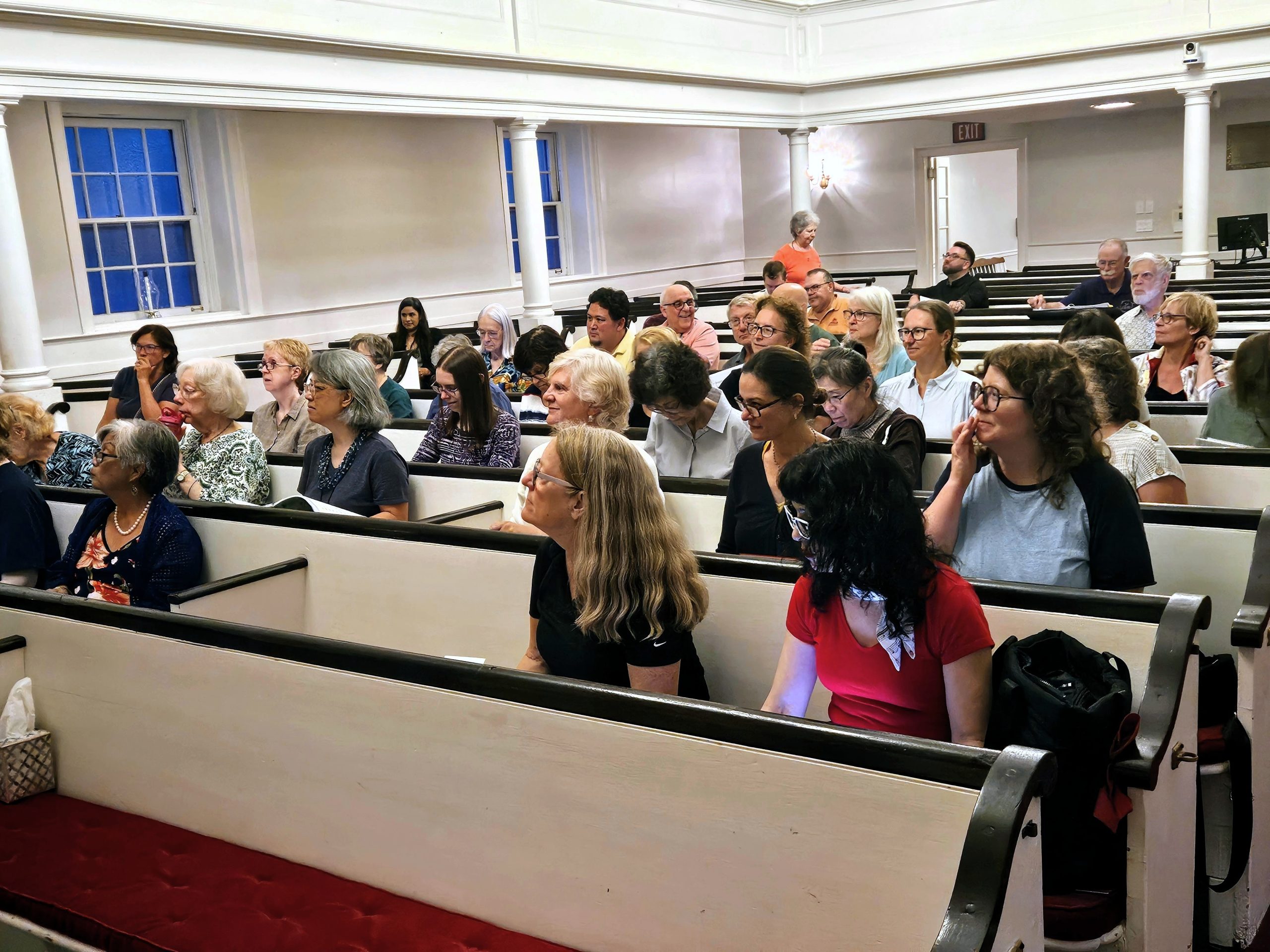 Singers at the Big NJ Sing! on July 7, 2026, at First Presbyterian Church in Metuchen.